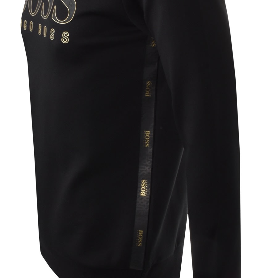 Alternative Image for ProductBOSS Salbo Iconic Crew Neck Sweatshirt Black3